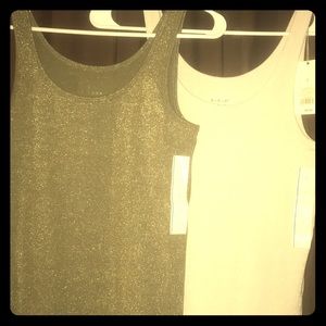 Spandex metallic tank top by anewday.